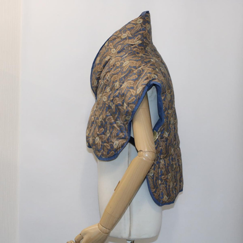 CELINE Paisley Shoulder Jacket Cotton 2Set Red Blue  am4784