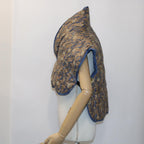 CELINE Paisley Shoulder Jacket Cotton 2Set Red Blue  am4784