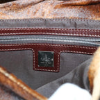 FENDI Mamma Baguette Shoulder Bag Harako leather Brownam4876