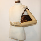 FENDI Mamma Baguette Shoulder Bag Harako leather Brownam4876