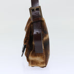 FENDI Mamma Baguette Shoulder Bag Harako leather Brownam4876