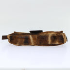 FENDI Mamma Baguette Shoulder Bag Harako leather Brownam4876