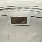 FENDI Zucchino Canvas Mamma Baguette Shoulder Bag Beigeam4994