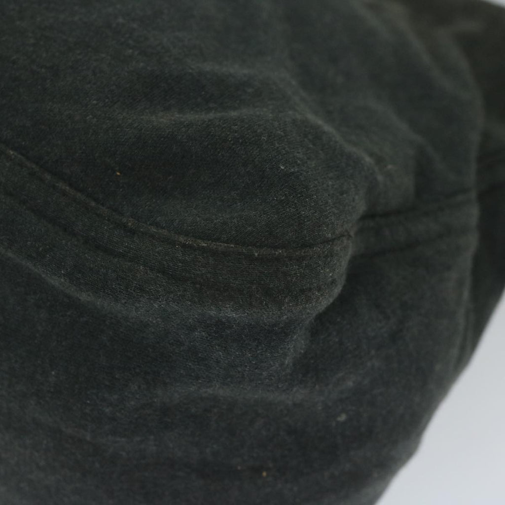 FENDI Mamma Baguette Shoulder Bag cotton Grayam5207