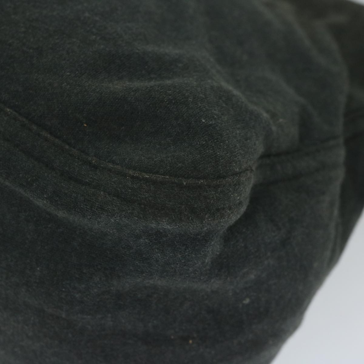 FENDI Mamma Baguette Shoulder Bag cotton Grayam5207