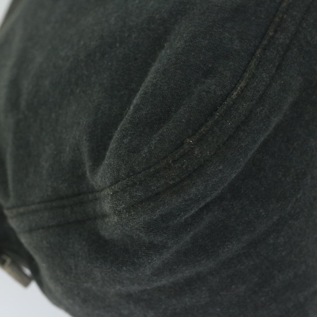 FENDI Mamma Baguette Shoulder Bag cotton Grayam5207