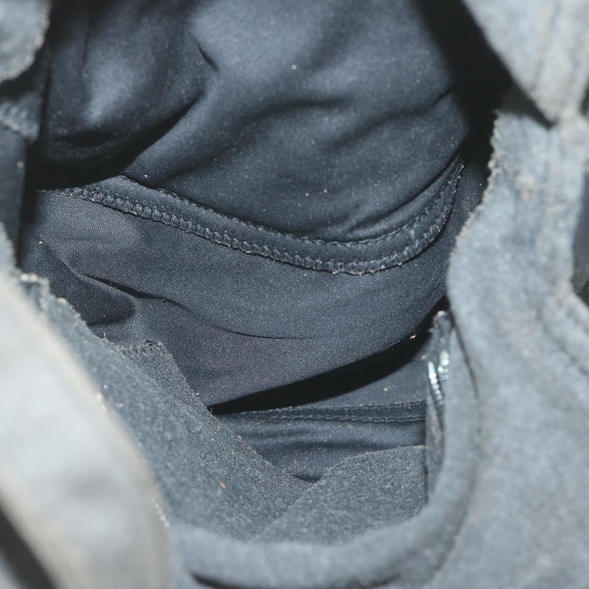 FENDI Mamma Baguette Shoulder Bag cotton Grayam5207