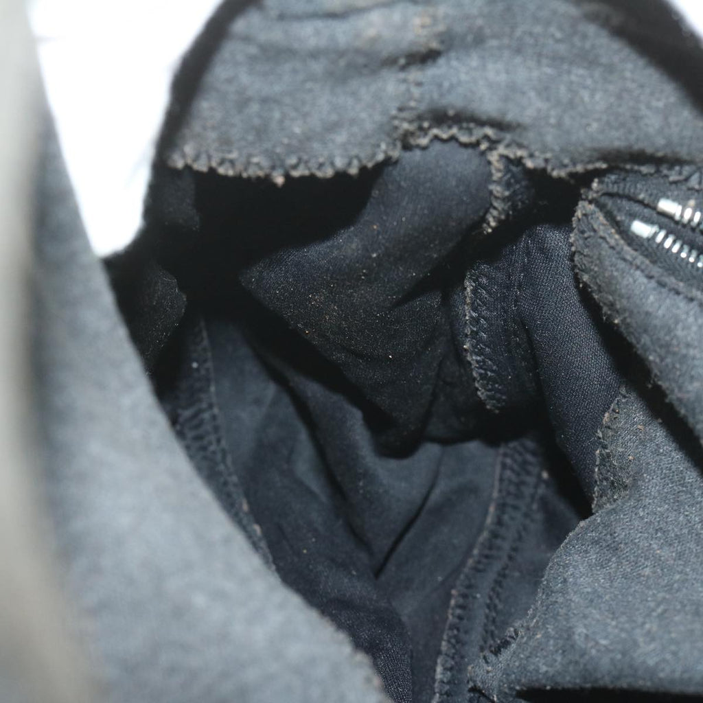 FENDI Mamma Baguette Shoulder Bag cotton Grayam5207