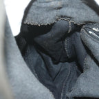 FENDI Mamma Baguette Shoulder Bag cotton Grayam5207