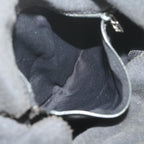 FENDI Mamma Baguette Shoulder Bag cotton Grayam5207