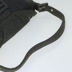 FENDI Mamma Baguette Shoulder Bag cotton Grayam5207