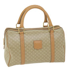CELINE Macadam Canvas Boston Bag Beige  am5215