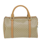 CELINE Macadam Canvas Boston Bag Beige  am5215