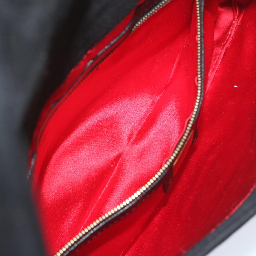 FENDI Mamma Baguette Shoulder Bag Suede Black 2813 26424 009am5239