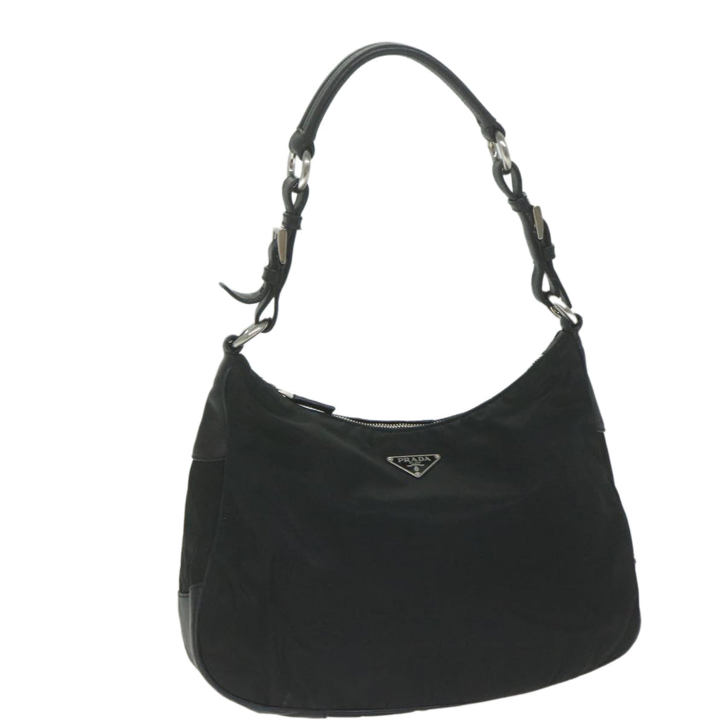 PRADA Shoulder Bag Nylon Black  am5243