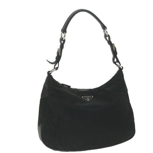 PRADA Shoulder Bag Nylon Black  am5243