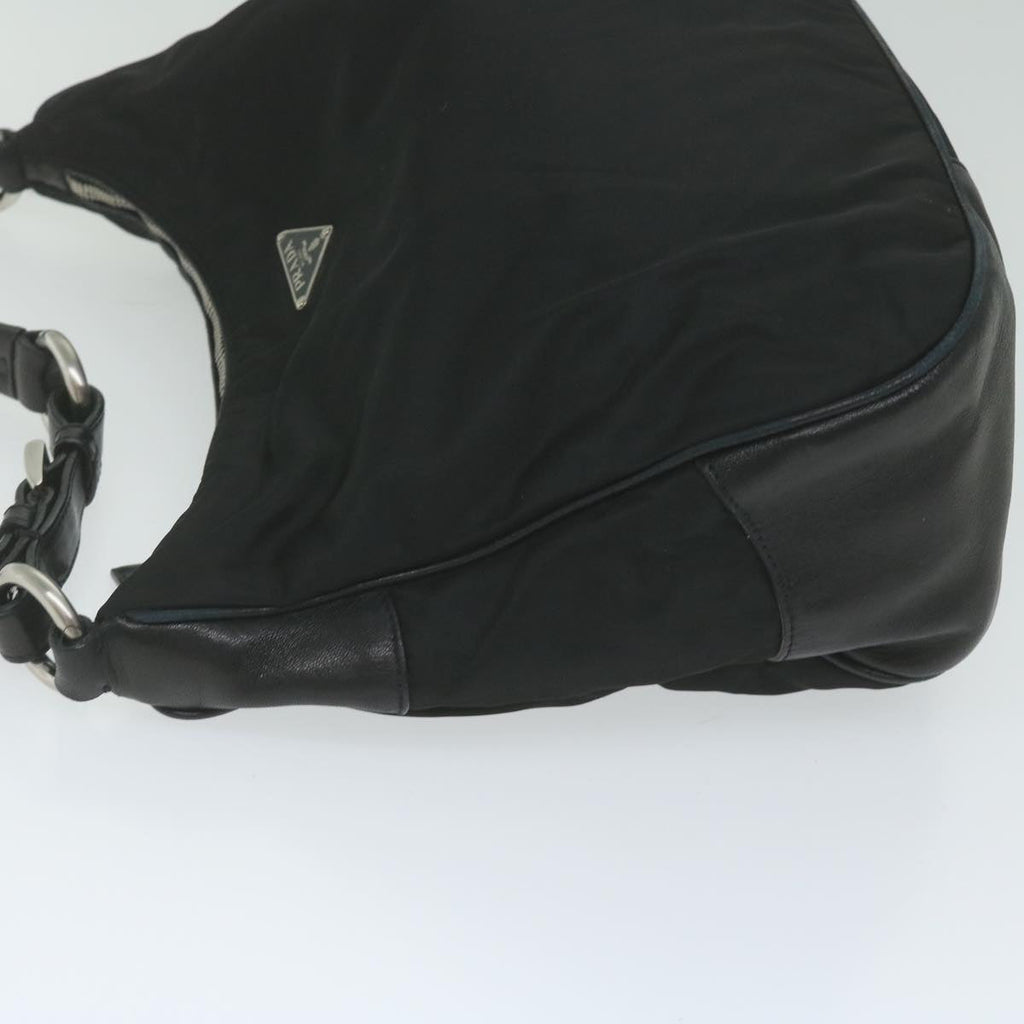 PRADA Shoulder Bag Nylon Black  am5243