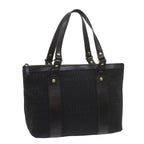 FENDI Zucchino Canvas Tote Bag Blackam5285