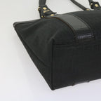 FENDI Zucchino Canvas Tote Bag Blackam5285