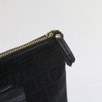 FENDI Zucchino Canvas Tote Bag Blackam5285