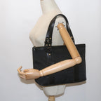 FENDI Zucchino Canvas Tote Bag Blackam5285