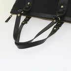 FENDI Zucchino Canvas Tote Bag Blackam5285