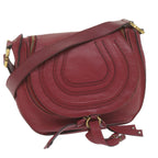 Chloe Mercy Shoulder Bag Leather Red am5320