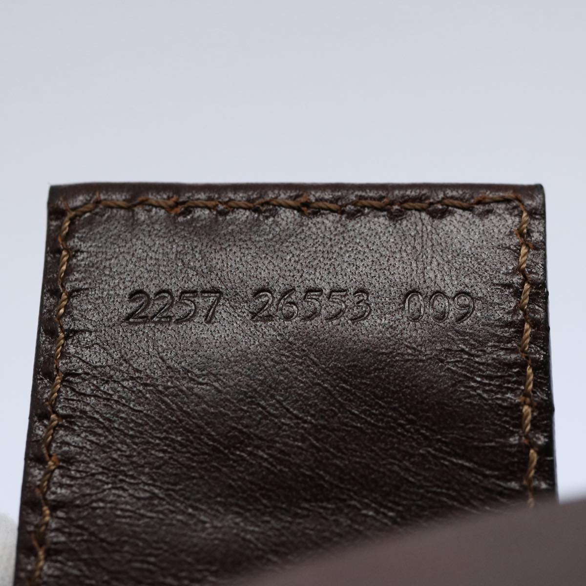 FENDI Zucca Canvas Hand Bag Black Brown 2257 26553 009am5322