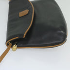 CELINE Shoulder Bag Leather Black  am5325