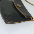 CELINE Shoulder Bag Leather Black  am5325