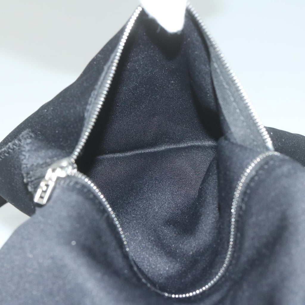 FENDI Mamma Baguette Shoulder Bag Nylon Black 2305 26426 008am5339