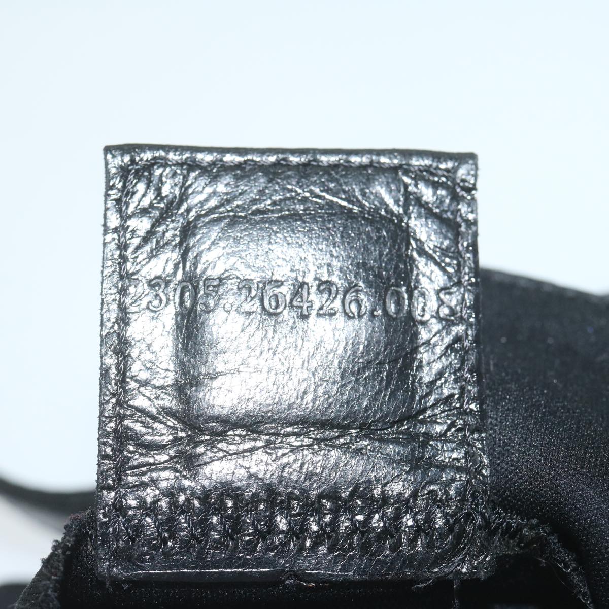 FENDI Mamma Baguette Shoulder Bag Nylon Black 2305 26426 008am5339