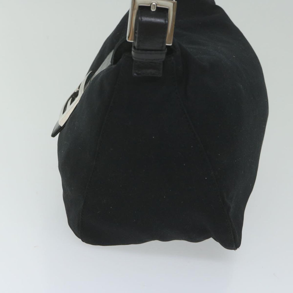 FENDI Mamma Baguette Shoulder Bag Nylon Black 2305 26426 008am5339