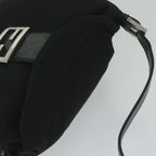FENDI Mamma Baguette Shoulder Bag Nylon Black 2305 26426 008am5339
