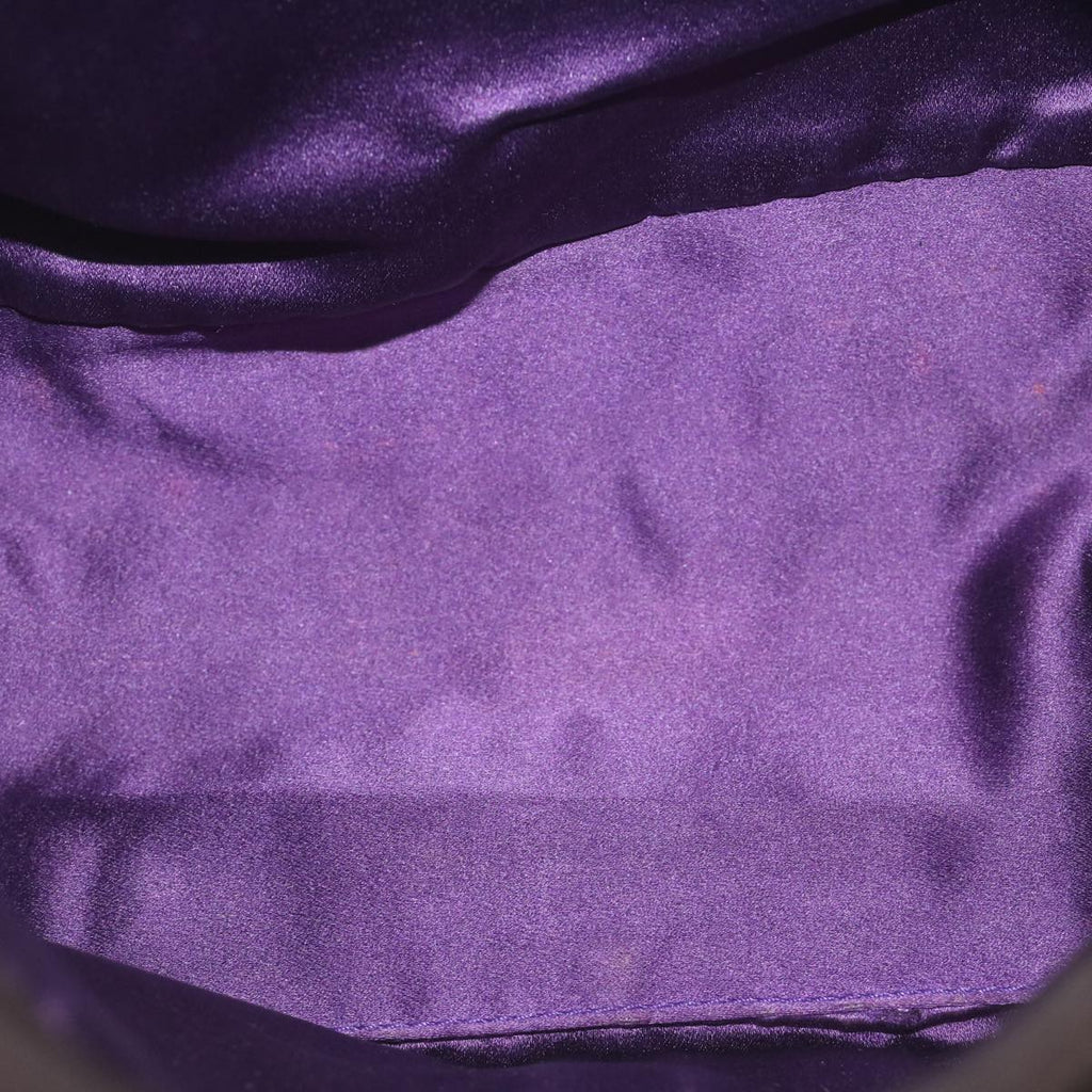 FENDI Mamma Baguette Shoulder Bag Suede Brownam5342