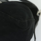 FENDI Mamma Baguette Shoulder Bag Nylon Black 2321 26325 008am5345