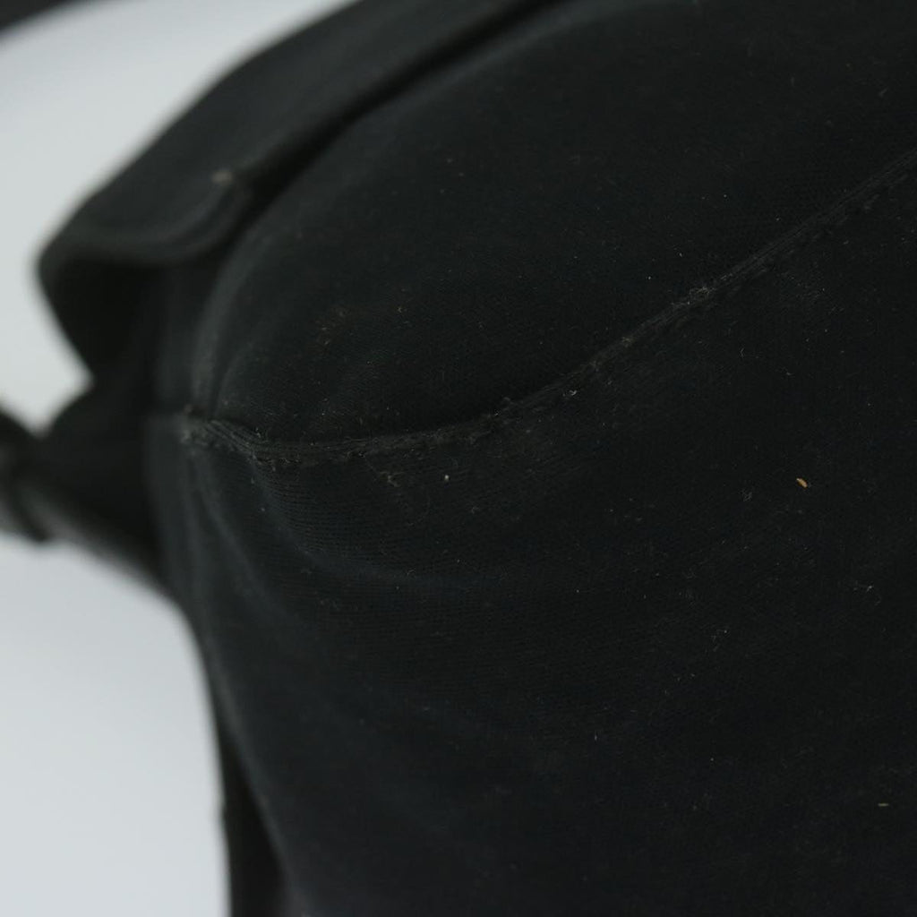 FENDI Mamma Baguette Shoulder Bag Nylon Black 2321 26325 008am5345