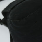 FENDI Mamma Baguette Shoulder Bag Nylon Black 2321 26325 008am5345