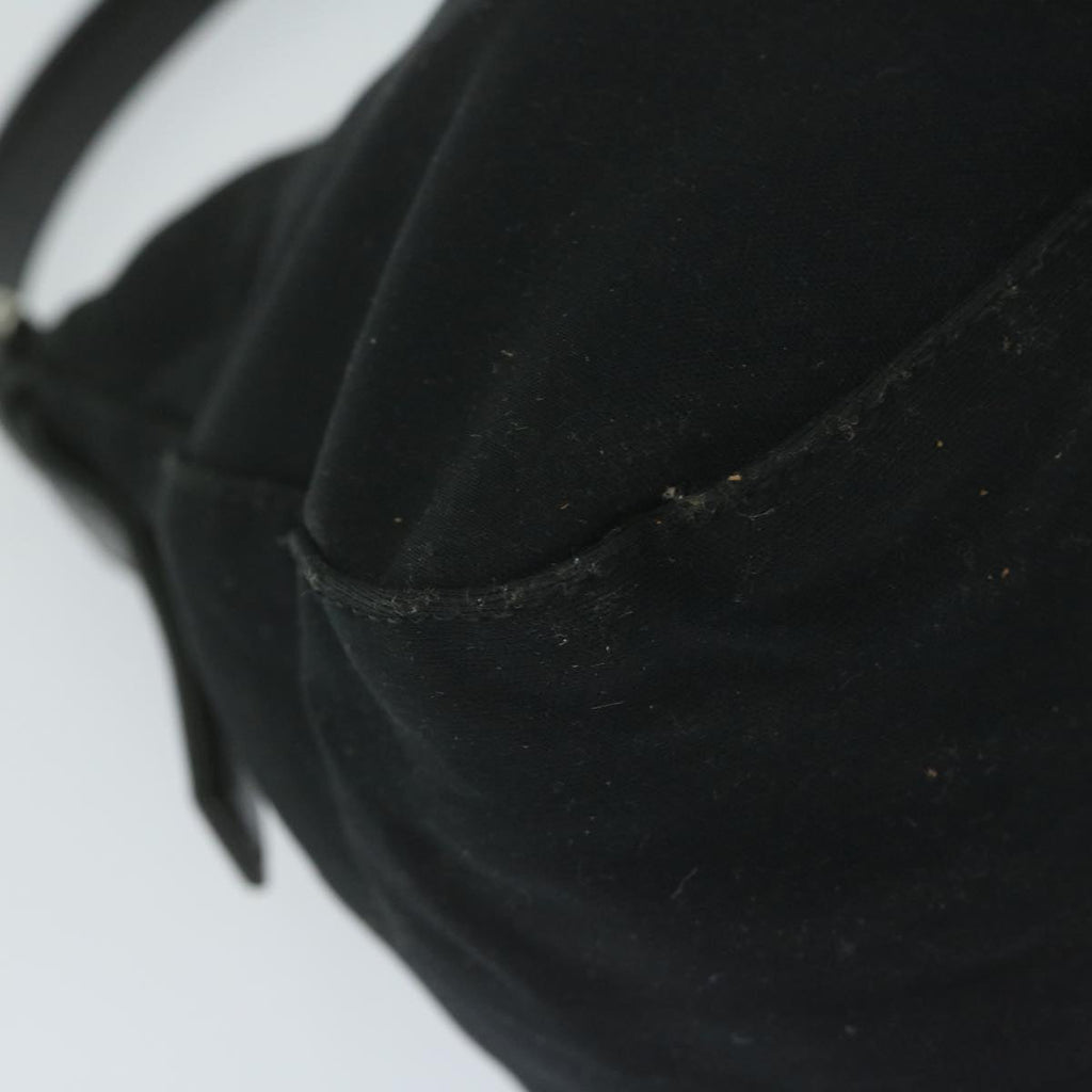 FENDI Mamma Baguette Shoulder Bag Nylon Black 2321 26325 008am5345