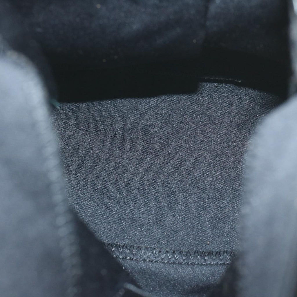 FENDI Mamma Baguette Shoulder Bag Nylon Black 2321 26325 008am5345