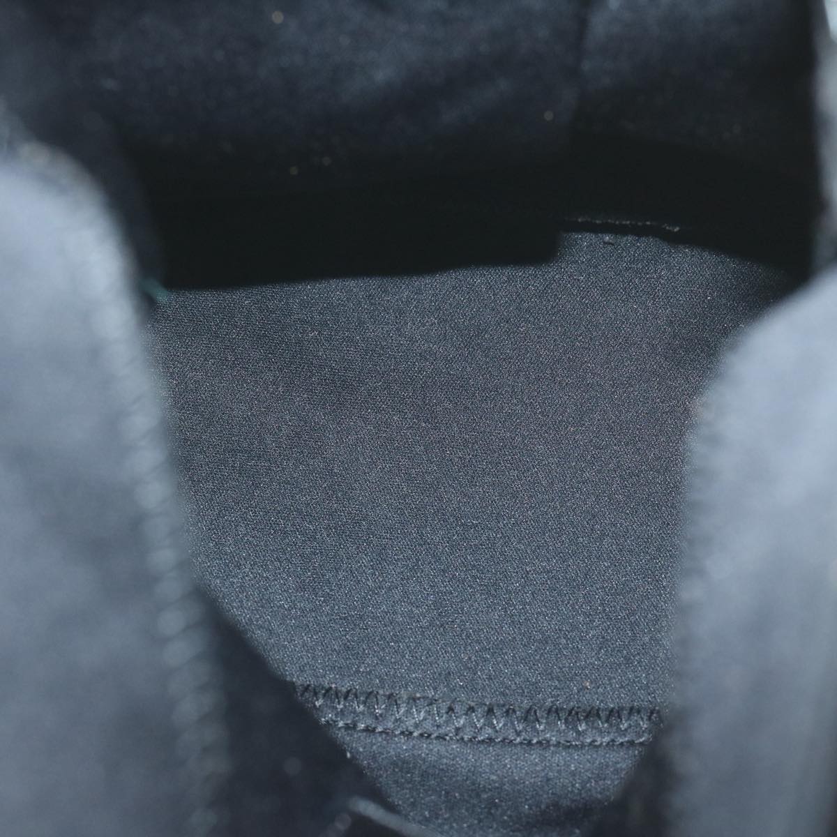 FENDI Mamma Baguette Shoulder Bag Nylon Black 2321 26325 008am5345