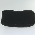 FENDI Mamma Baguette Shoulder Bag Nylon Black 2321 26325 008am5345