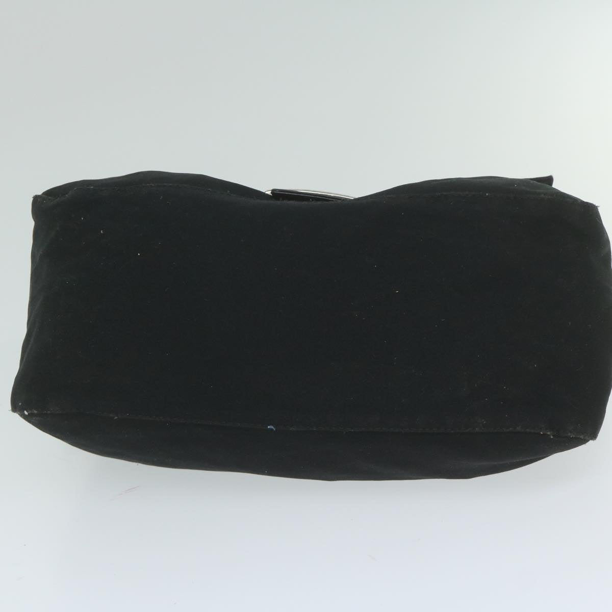 FENDI Mamma Baguette Shoulder Bag Nylon Black 2321 26325 008am5345