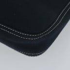 FENDI Mamma Baguette Shoulder Bag Canvas Navyam5373