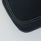 FENDI Mamma Baguette Shoulder Bag Canvas Navyam5373