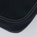 FENDI Mamma Baguette Shoulder Bag Canvas Navyam5373
