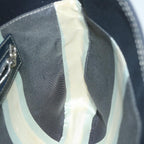 FENDI Mamma Baguette Shoulder Bag Canvas Navyam5373