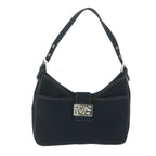 FENDI Mamma Baguette Shoulder Bag Canvas Navyam5373