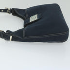 FENDI Mamma Baguette Shoulder Bag Canvas Navyam5373