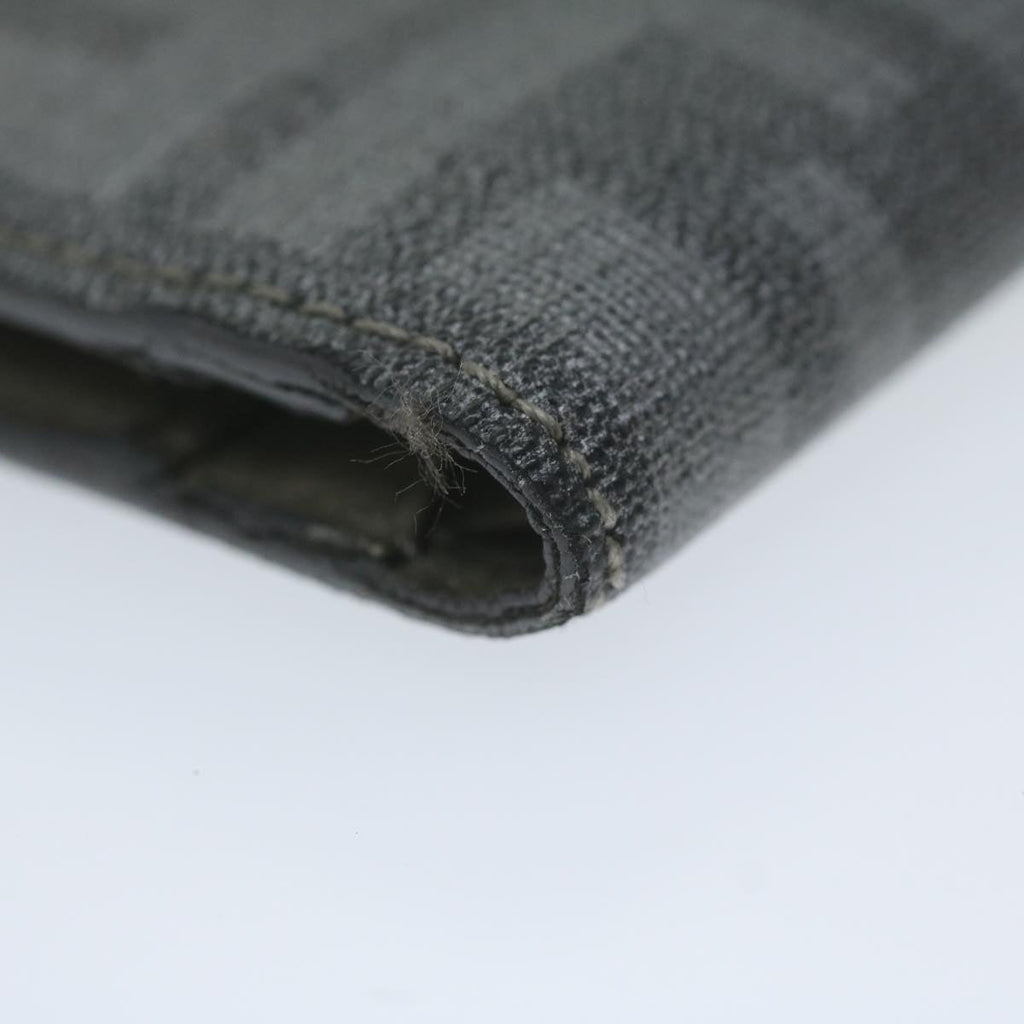 FENDI Zucca Canvas Wallet Grayam5394